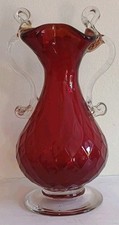 Murano glass vase for sale  TENTERDEN