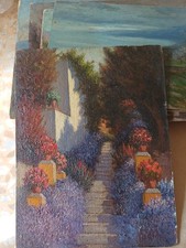 Quadro dipinto olio usato  Taormina