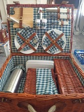 Picnic hamper wicker for sale  DARTFORD