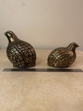 Vintage brass quail for sale  Suffolk