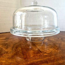 Heavy glass cake for sale  Shipping to Ireland