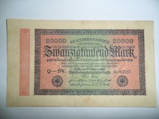 Banconota 20.000 reichmark usato  Reggio Calabria