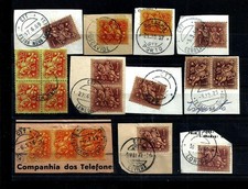 PORTUGAL-Lote 18 selos CAVALINHO,com 12 CARIMBOS,diversos. comprar usado  Enviando para Brazil