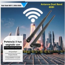 Antenne wifi 6dbi usato  Cologno Monzese
