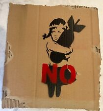 Banksy cardboard artwork for sale  UK