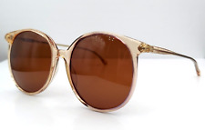 Óculos de Sol Vintage Ralph Lauren Polo 31 Marrom Translúcido Redondo com NOVAS LENTES! comprar usado  Enviando para Brazil