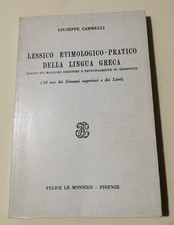 Lessico etimologico pratico usato  Italia