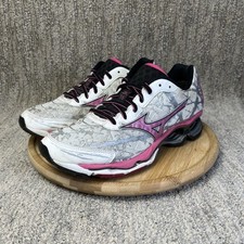 Tênis Mizuno Wave Creation 16 prata rosa branco atlético feminino tamanho 8 comprar usado  Enviando para Brazil
