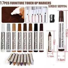 17x Marcadores de Retoque de Móveis Remover Arranhões Laminado Madeira Piso Reparo Caneta comprar usado  Enviando para Brazil