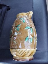 Pichet barbotine majolica d'occasion  Louhans