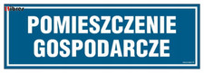 Pomieszczenie gospodarcze - tabliczka 300x100 LIBRES POLSKA SP  na sprzedaż  PL