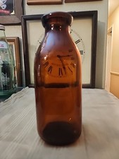 Milk jug amber for sale  Powderly