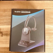 Fone de Ouvido Yealink WH64-MONO-UC 1208672 Mono UC Sem Fio DECT Bluetooth, usado comprar usado  Enviando para Brazil