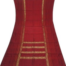 Sari vintage rouge d'occasion  Expédié en France