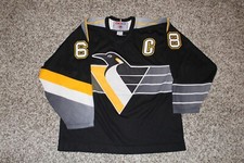 Camiseta de hóquei Pittsburgh Penguins Jaromir Jagr CCM RoboPen tamanho G microfone glacial, usado comprar usado  Enviando para Brazil