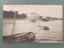 Cpa hyères plage d'occasion  Langeais