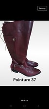 Botte cuir femme d'occasion  Neuves-Maisons