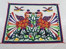 Tapeçaria de parede vintage africana aplique trabalho arte popular 105x79cm comprar usado  Enviando para Brazil
