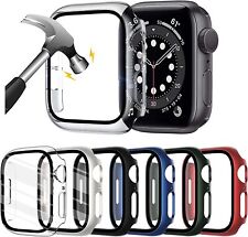 Usado, Capa protetora de tela para Apple Watch Series 3/4/5/6/7/8/SE, iWatch capa completa comprar usado  Enviando para Brazil