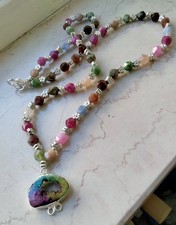 collana agata quarzi usato collana agata quarzi usato  Falconara Marittima