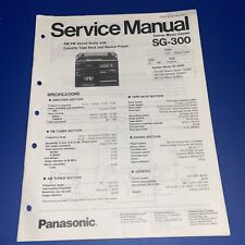 Panasonic service manual for sale  Chippewa Falls