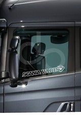 ADESIVO DE VINIL PARA JANELA SCANIA VABIS V8 X2 TRANSPORTE PERSONALIZADO CAMINHÃO. comprar usado  Enviando para Brazil