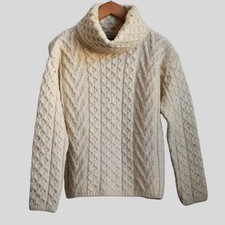 Aran turtleneck sweater for sale  Ronkonkoma