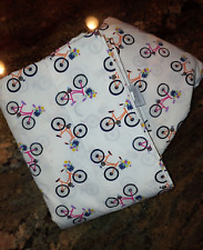 Lençóis 2 peças Whim por Martha Stewart TWIN Bike Lane algodão liso e ajustado 15"pkt comprar usado  Enviando para Brazil
