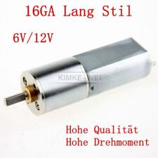 Usado, 16mm 6V/12V DC 8 - 1200 U/min Getriebe Motor Elektrisch 16GA für Modellbau Neu comprar usado  Enviando para Brazil