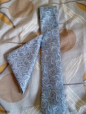Blue paisley tie for sale  CRAMLINGTON