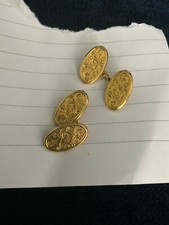 18ct gold cufflinks for sale  GLASGOW