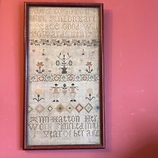 Antique georgian needlework for sale  UK