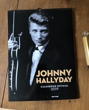 Calendrier johnny hallyday d'occasion  Semblançay