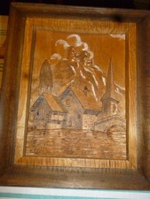 Tableau bois signé d'occasion  Carbonne