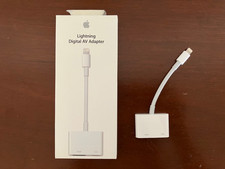 Adaptador AV digital Apple Lightning HDMI MD826AM/A modelo A1438 com caixa comprar usado Adaptador AV digital Apple Lightning HDMI MD826AM/A modelo A1438 com caixa comprar usado  Enviando para Brazil
