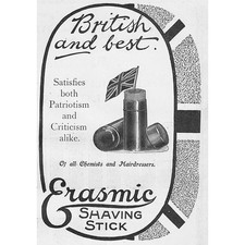 Erasmic shaving stick for sale  GLASGOW