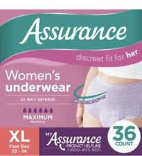 Assurance women incontinence for sale  Youngstown