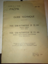 Guide technique fusil d'occasion  Expédié en Belgium