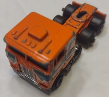 Shinsei Mini Power Peterbuilt reboque trator semi grande equipamento caminhão laranja 1:128  comprar usado  Enviando para Brazil