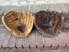 Lote de 2 luvas de beisebol de softbol Mizuno Franchise MZ MT 14” 13” couro adulto EUA comprar usado  Enviando para Brazil