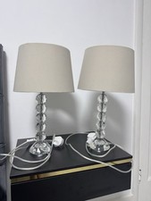 Bedside lamps crystal for sale  THORNTON HEATH
