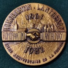 Medaille bronze romorantin d'occasion  Le Havre-