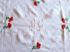 nappe brodee d'occasion nappe brodee d'occasion Expédié en Belgium