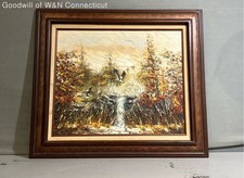 oil painting water fall for sale  Bridgeport