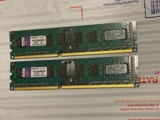 Usado, Kingston Ram 4GB 2 X 2GB DDR3 1333 PC3 10600 Memória Para Computador De Mesa Modelo KVR1333D3N9k2 comprar usado  Enviando para Brazil