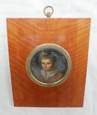 Portrait miniature femme d'occasion  Theix