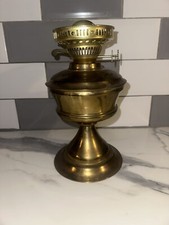 Brass oil lamp for sale  WIGAN