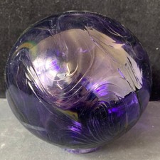 Purple swirl glass for sale  CROWTHORNE