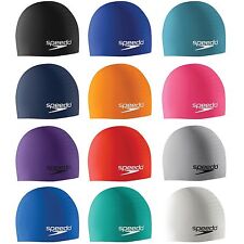 Boné de natação SPEEDO ADULTO SILICONE MOLDADO LISO LONGA VIDA HIDRODINÂMICO NOVO comprar usado  Enviando para Brazil