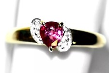 Rubellite gold ring for sale  HUNTINGDON